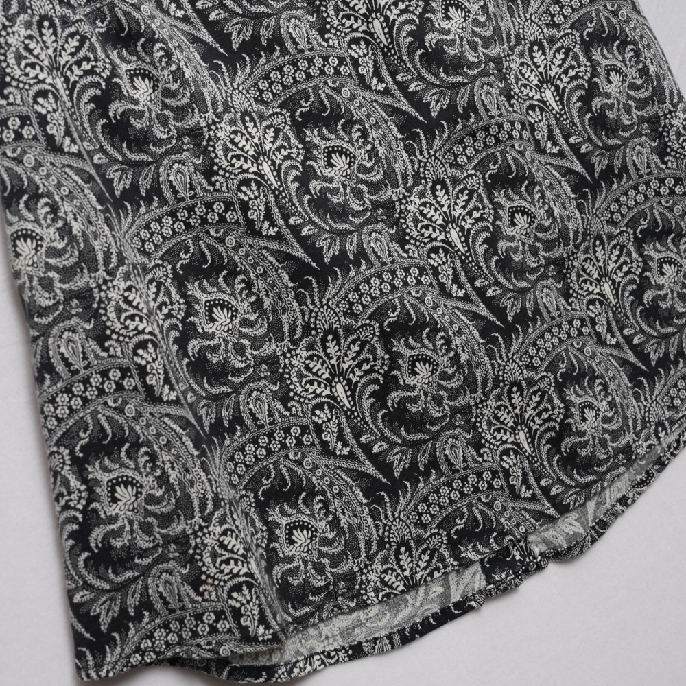 Charter Club Golf Collection Sleeveless Womens Size 10 Black White Paisley Top - Picture 13 of 14